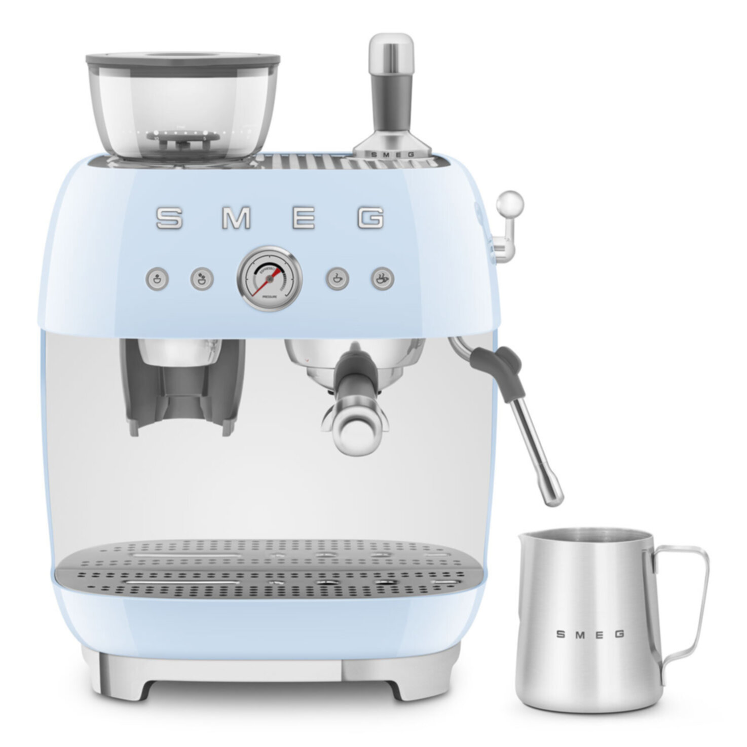 Smeg Espressomaschine EGF03PBEU Pastellblau