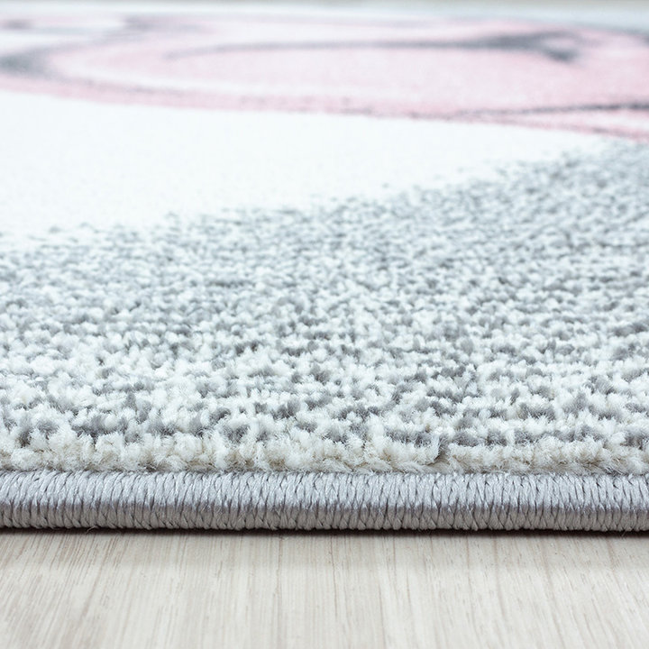 Kindervloerkleed - Bambi Hert Roze | Speels design