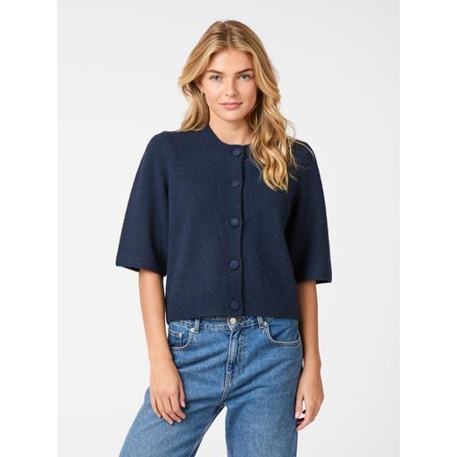 Neo Noir Elmira Knit Cardigan, Navy, 36