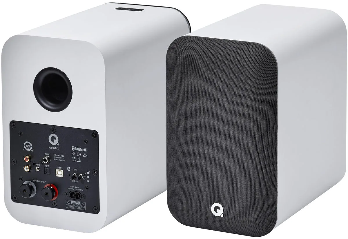 Q Acoustics M20 Blanc Enceintes sans fil hi-fi