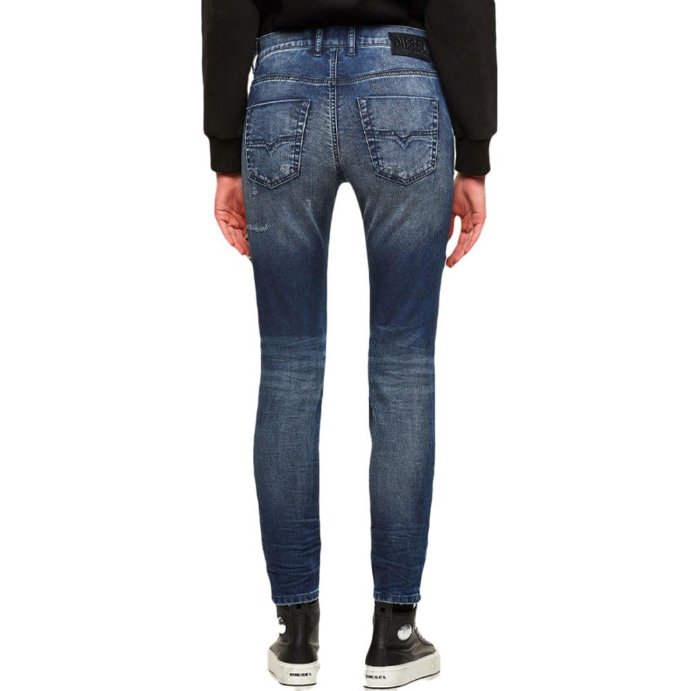 Diesel Jean Boyfriend Bleu Femme Diesel Krailey
