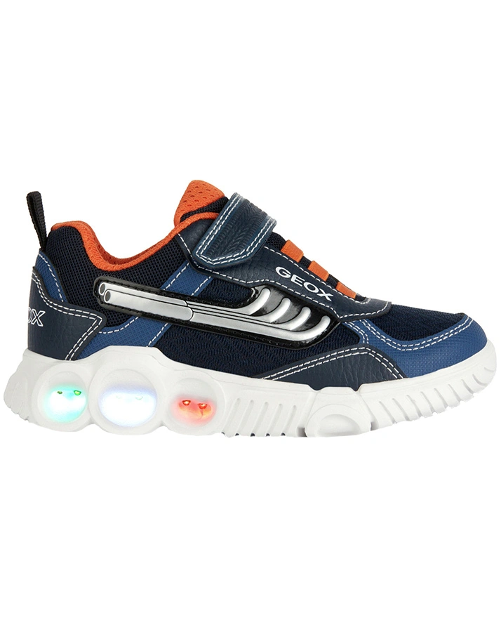Klett-Sneaker WROOM in navy/orange