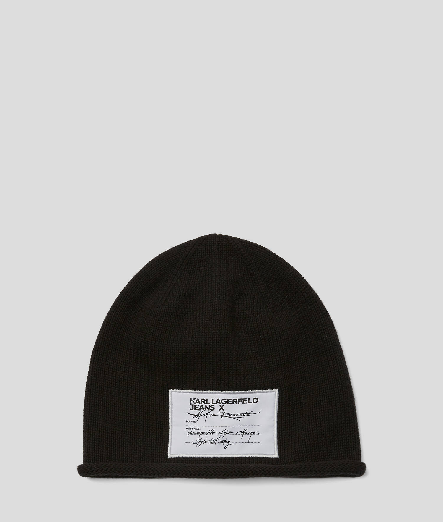 BONNET KLJ X ATELIER RESERVÉ - Noir lavé
