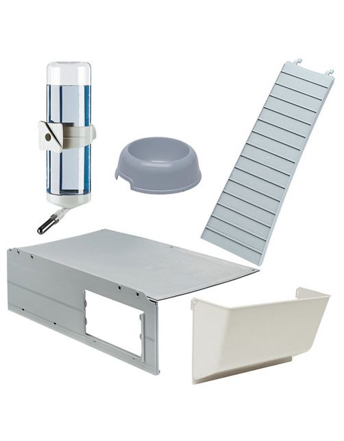 Ferplast Multipla - Dierenverblijf - 107.5x72x50 cm Grijs