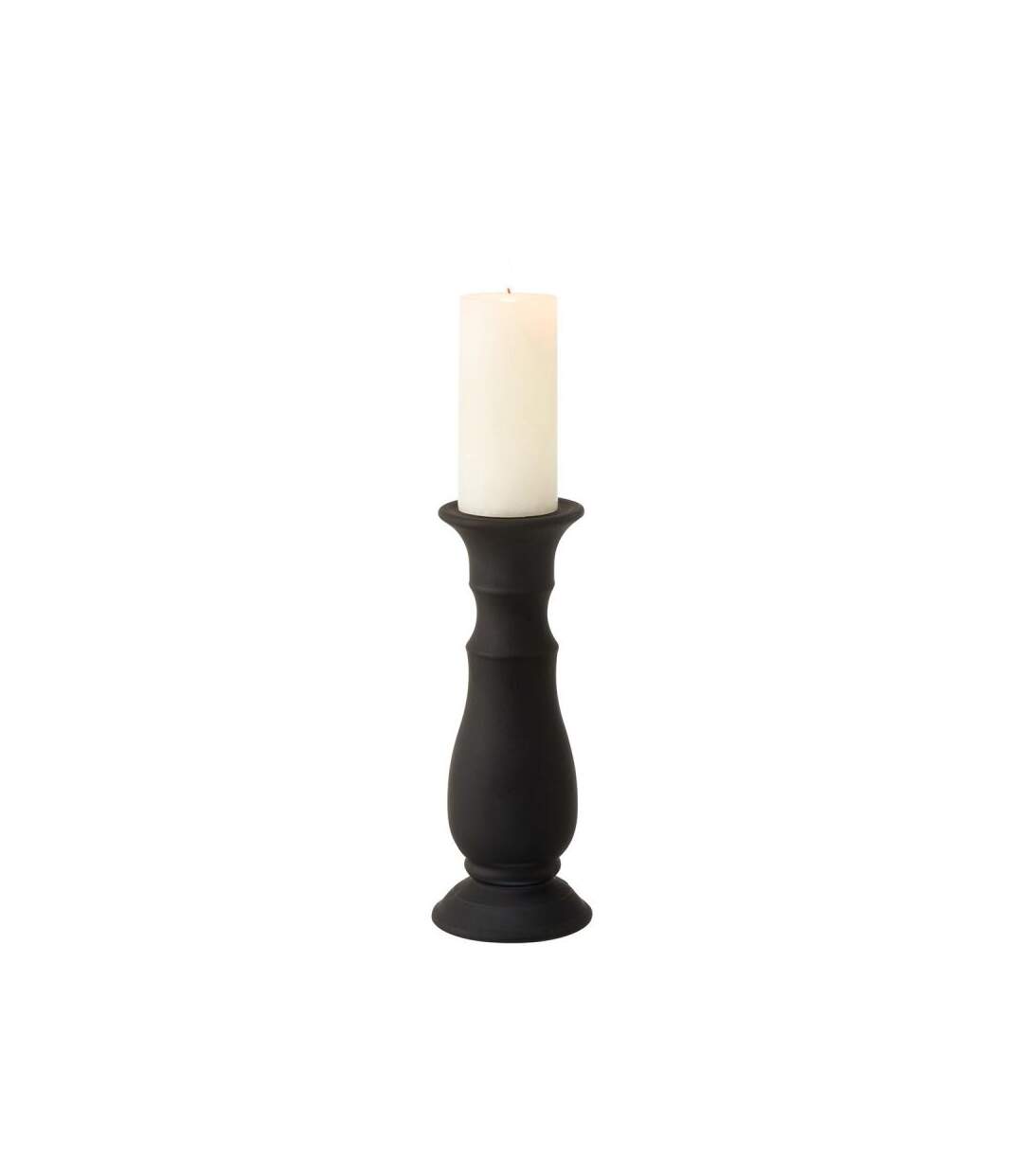Paris Prix - Chandelier Design En Verre gentle 30cm Noir Mat