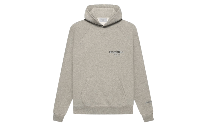 Fear of God Essentials Core Collection Pullover Hoodie Dark Heather Oatmeal