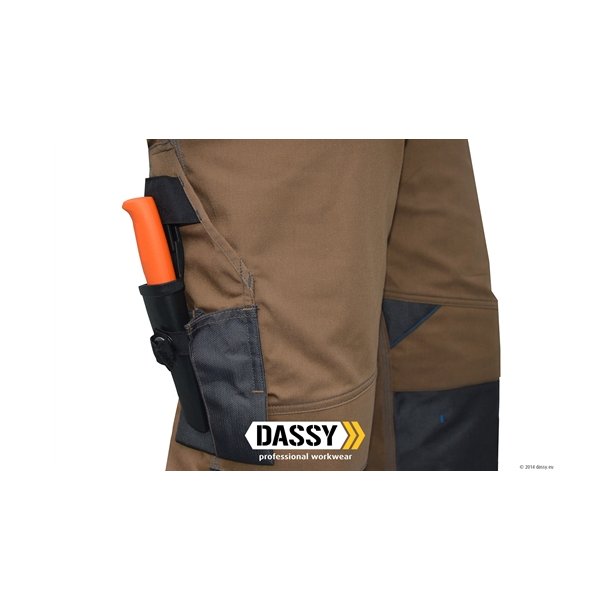Dassy Nova Arbejdsbukser, sort/ antrasite