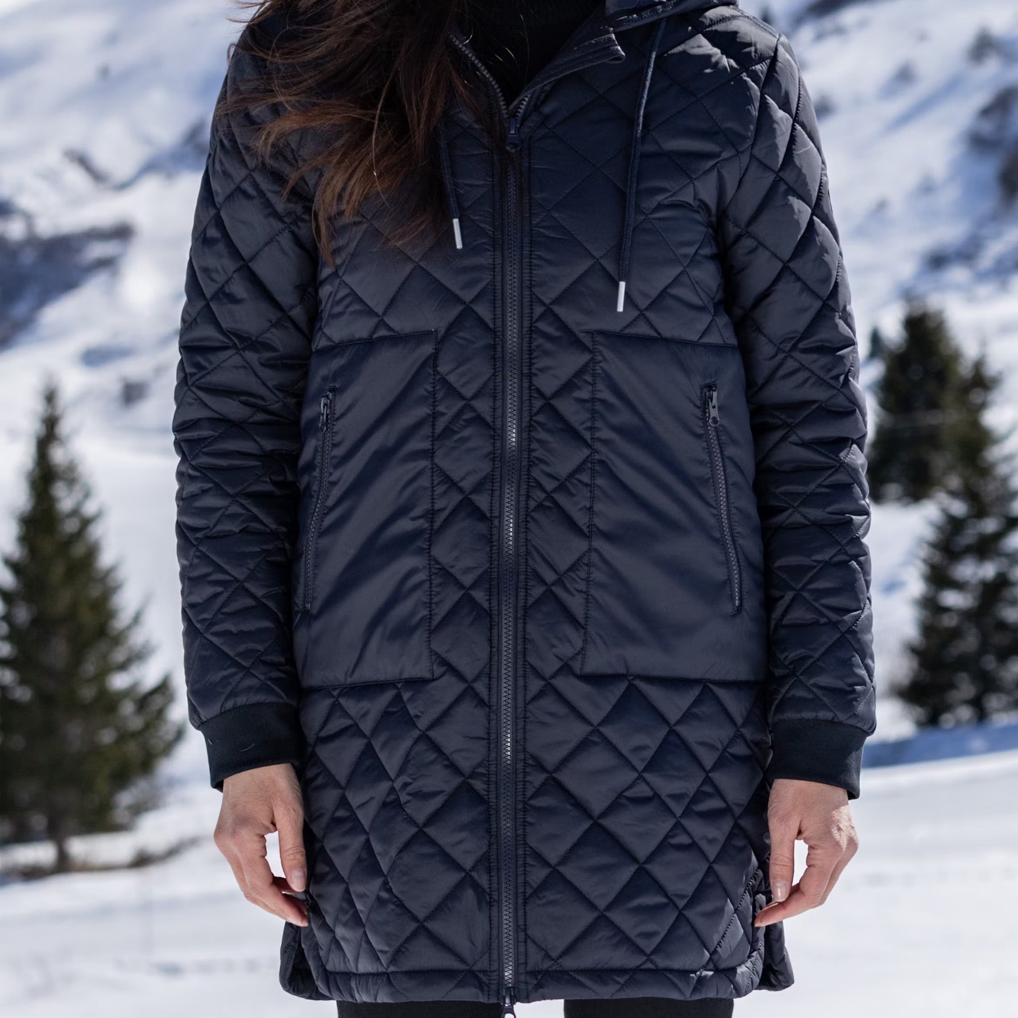 Frauen Mantel Thermo Juniper dark navy
