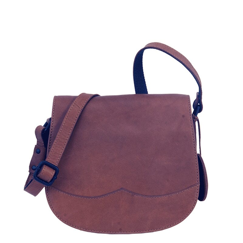 Saccoo Brazil Crossbody / Schoudertas Donkerbruin