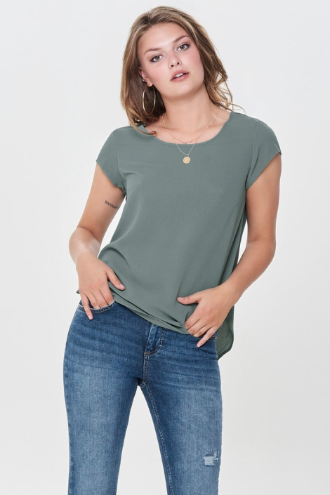 Only groene dames t-shirt