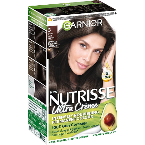 Permanent hårfarve 3 Dark Brown m. balsam