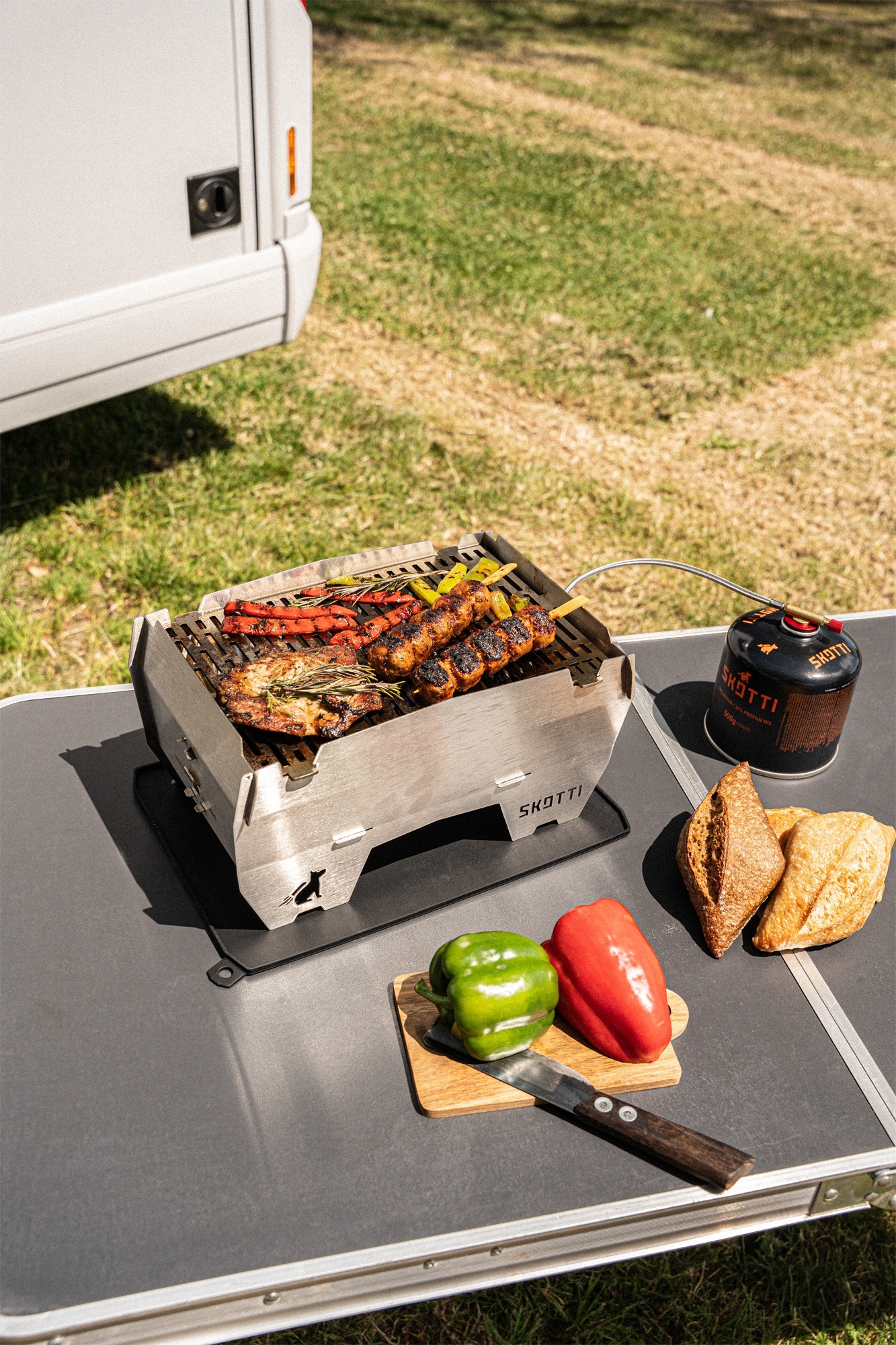 Skotti Matt Silikon-Unterlage für Grill 39,5 x 24,5 x 1 cm