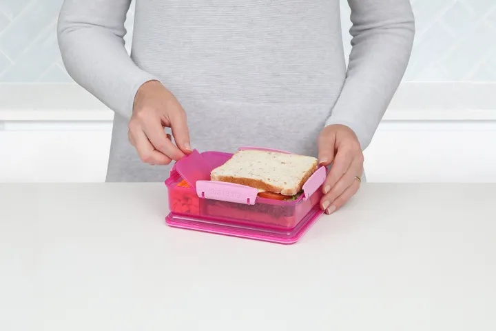 Sistema - Snack Attack Duo975ml - Pink