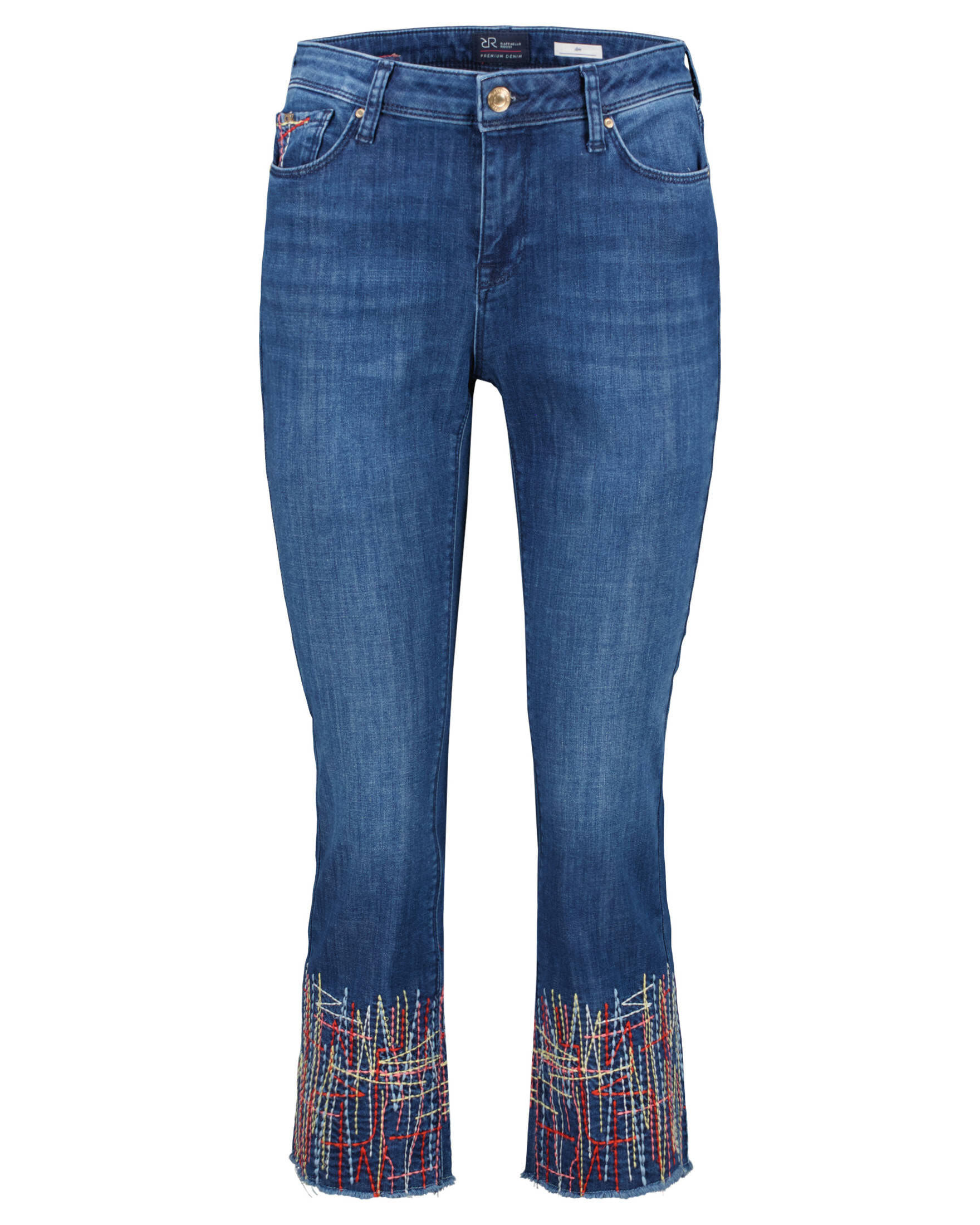 Raffaello Rossi| Damen Jeans VIC 6/8 CROPPED STITCH Slim Fit