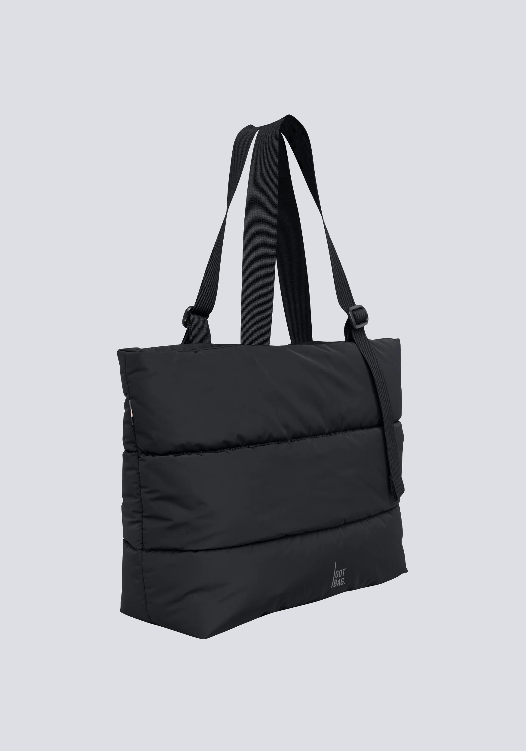 Got Bag Puffer Tote Bag Monochrome Black