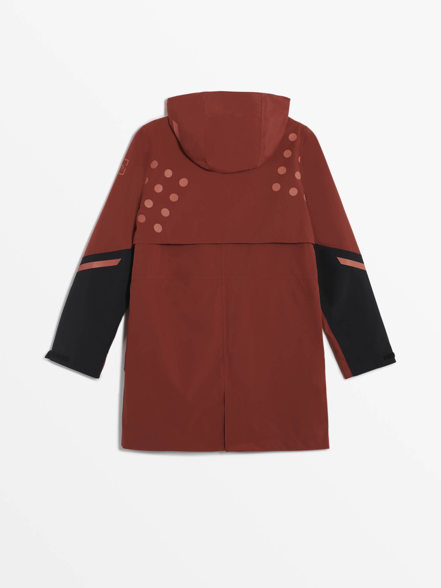 Veste Longue Femme Imperméable Rouge