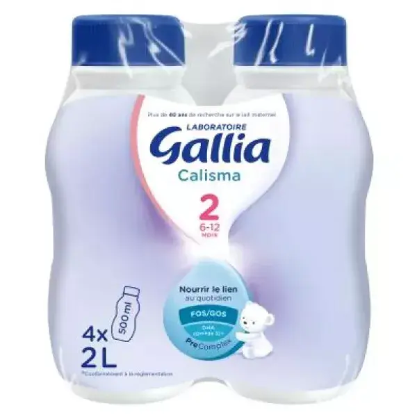 Gallia Calisma 2ª Idade 4 x 500ml
