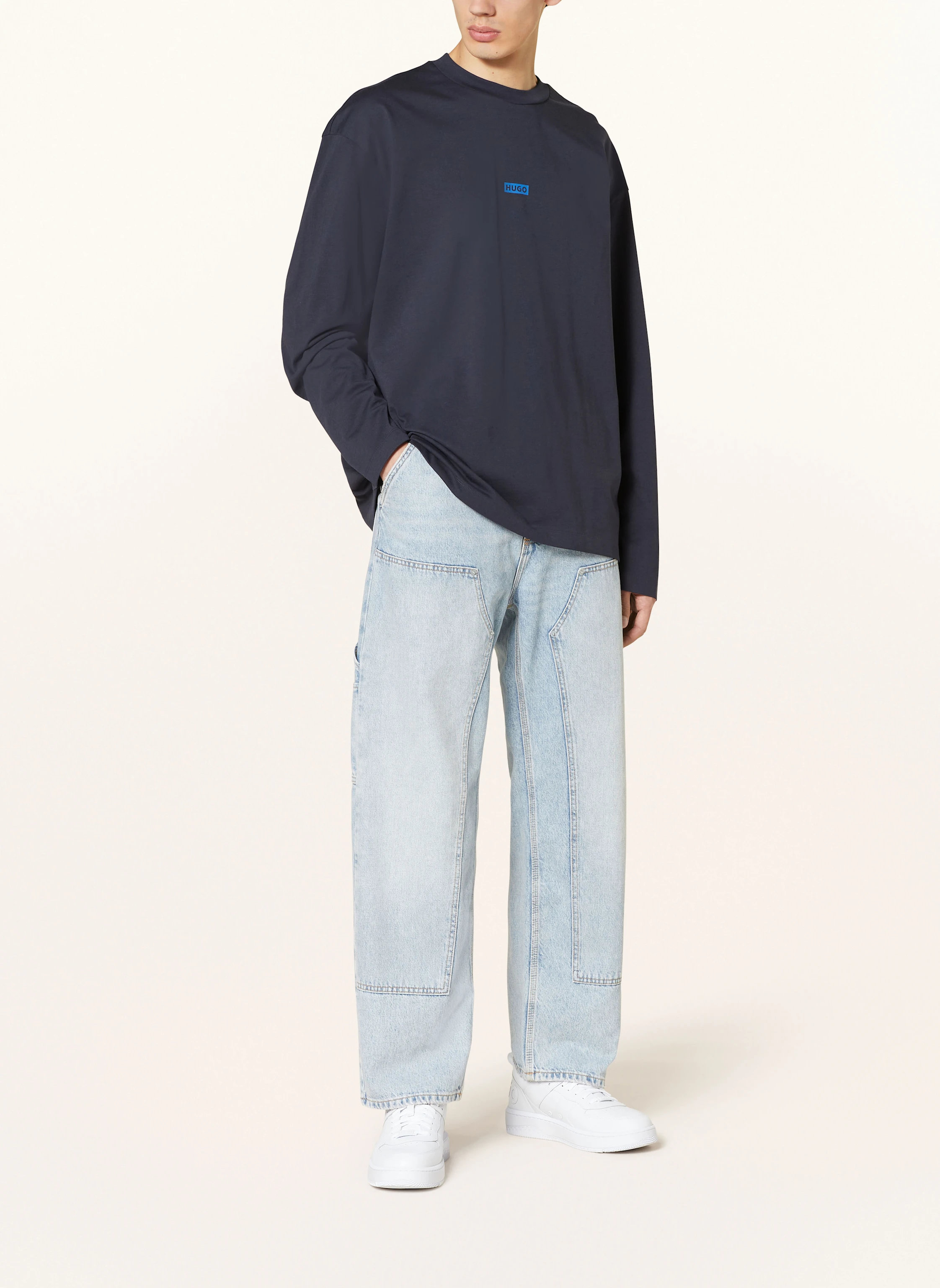 HUGO BLUE Longsleeve NICHABOSO