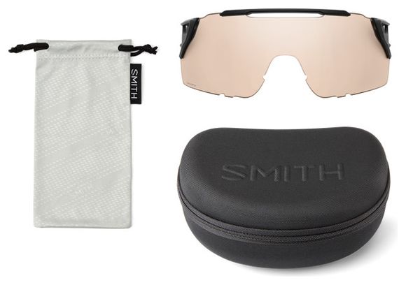 Lunettes Smith Attack Mag MTB Mat Noir   ChromaPop Platinum Mirror