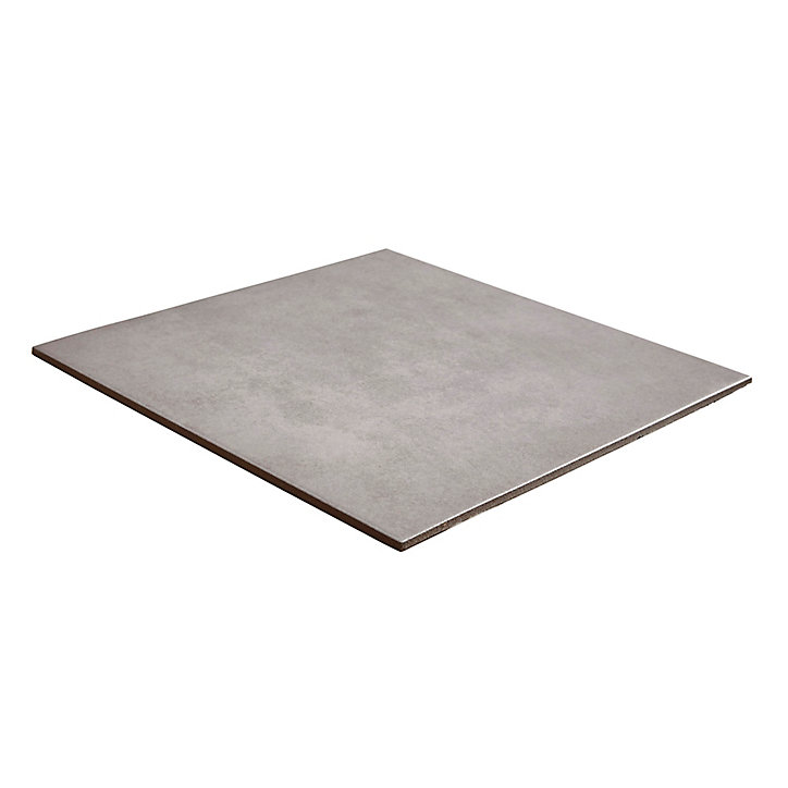 Carrelage sol gris 30 x 30 cm Cimenti