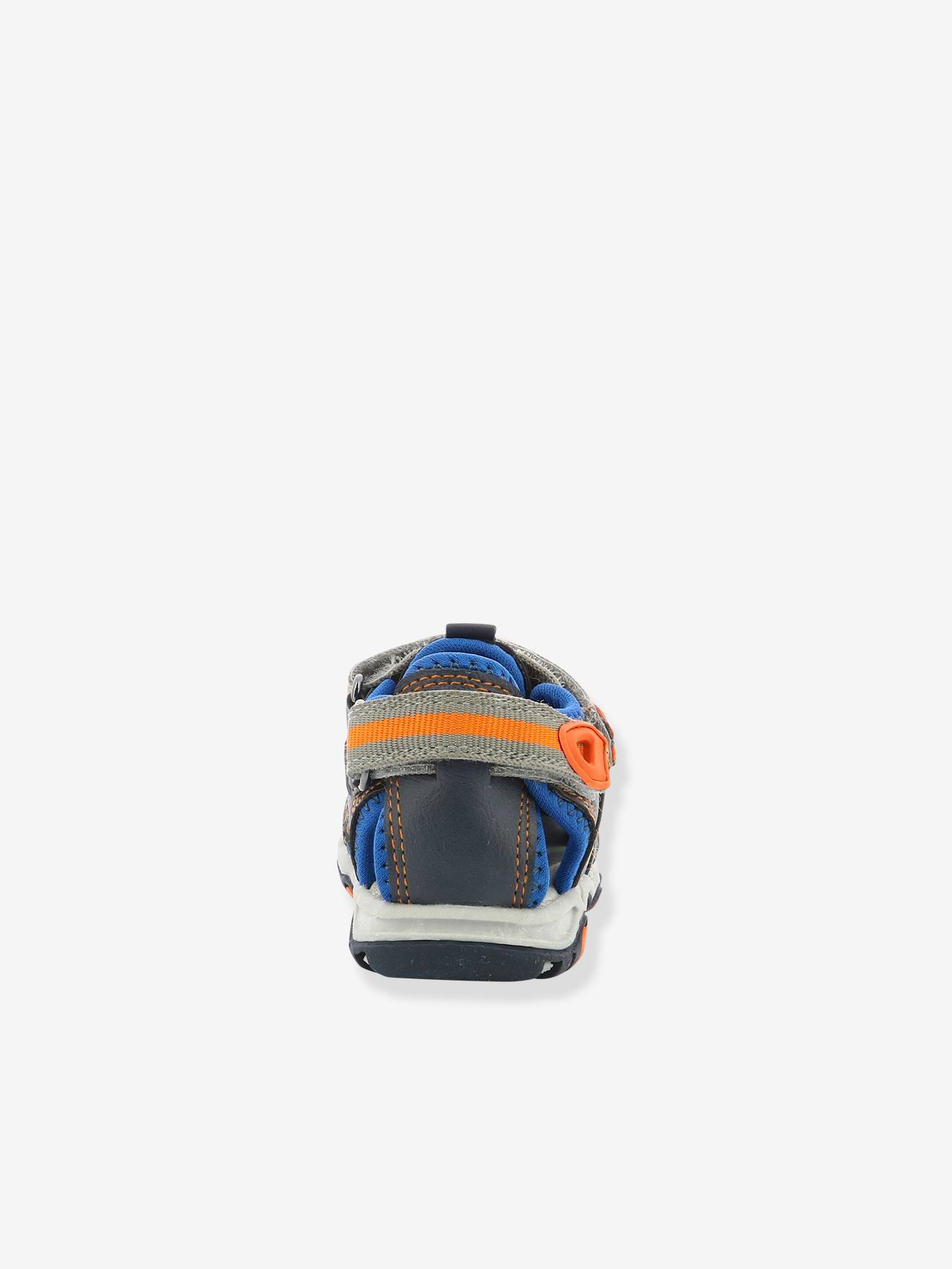 Sandálias infantis KICKERS® Kawa azul-marinho para todos os terrenos
