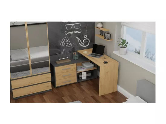 Bureau DANY DANY ANTHRACITE ARTISAN