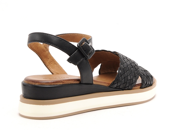 Inuovo nu pieds plats femme 113065 noir