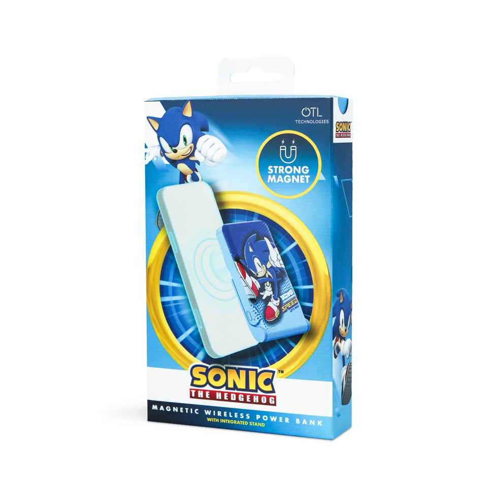 OTL - Sonic the Hedgehog wireless magnetic power bank