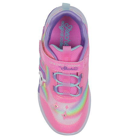 Skechers Schuhe m. Lichter - Unicorn Chaser - Pink/Multi