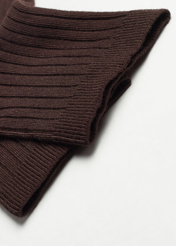 Meias curtas com cashmere