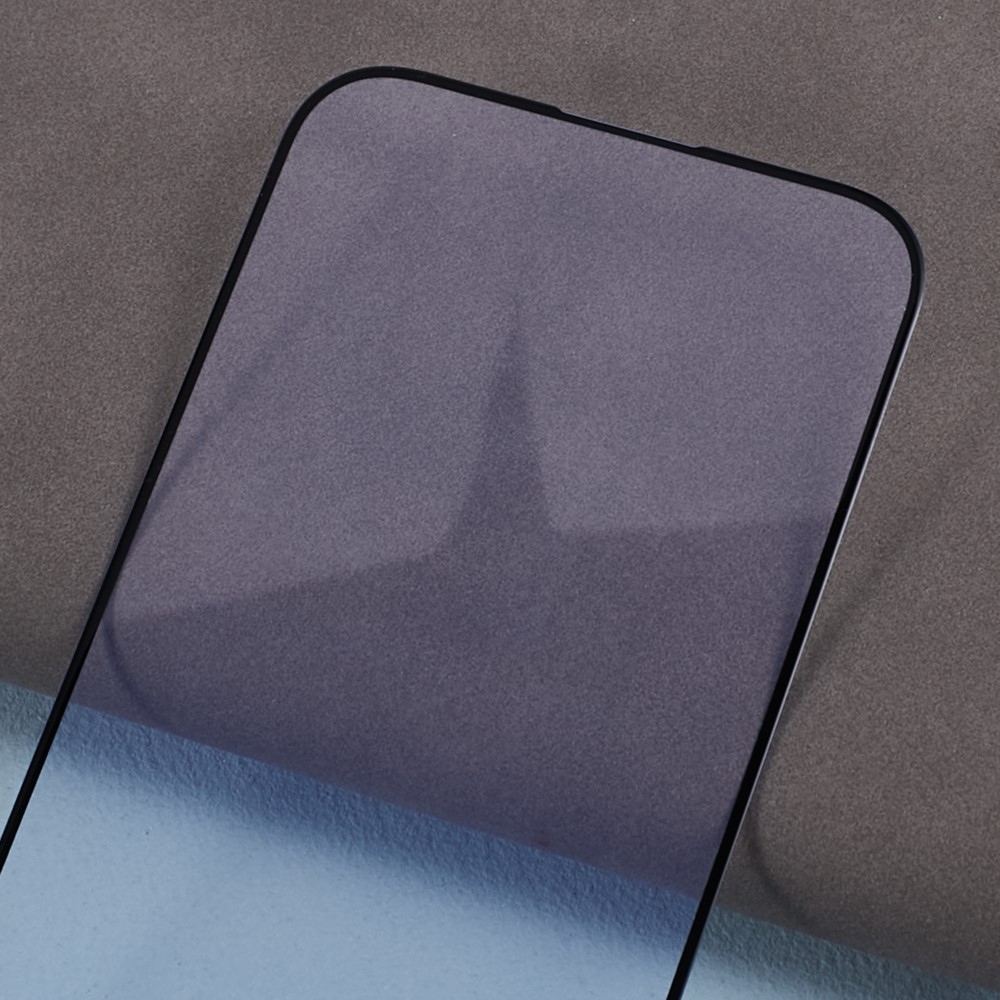iPhone 15 Pro Max Full-Screen Vollbild Glas Display mit Rahmen - Schwarz