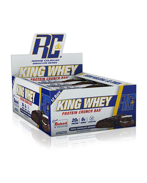 RCSS King Whey Protein Bar Triple Chocolate Brownie 12x57g