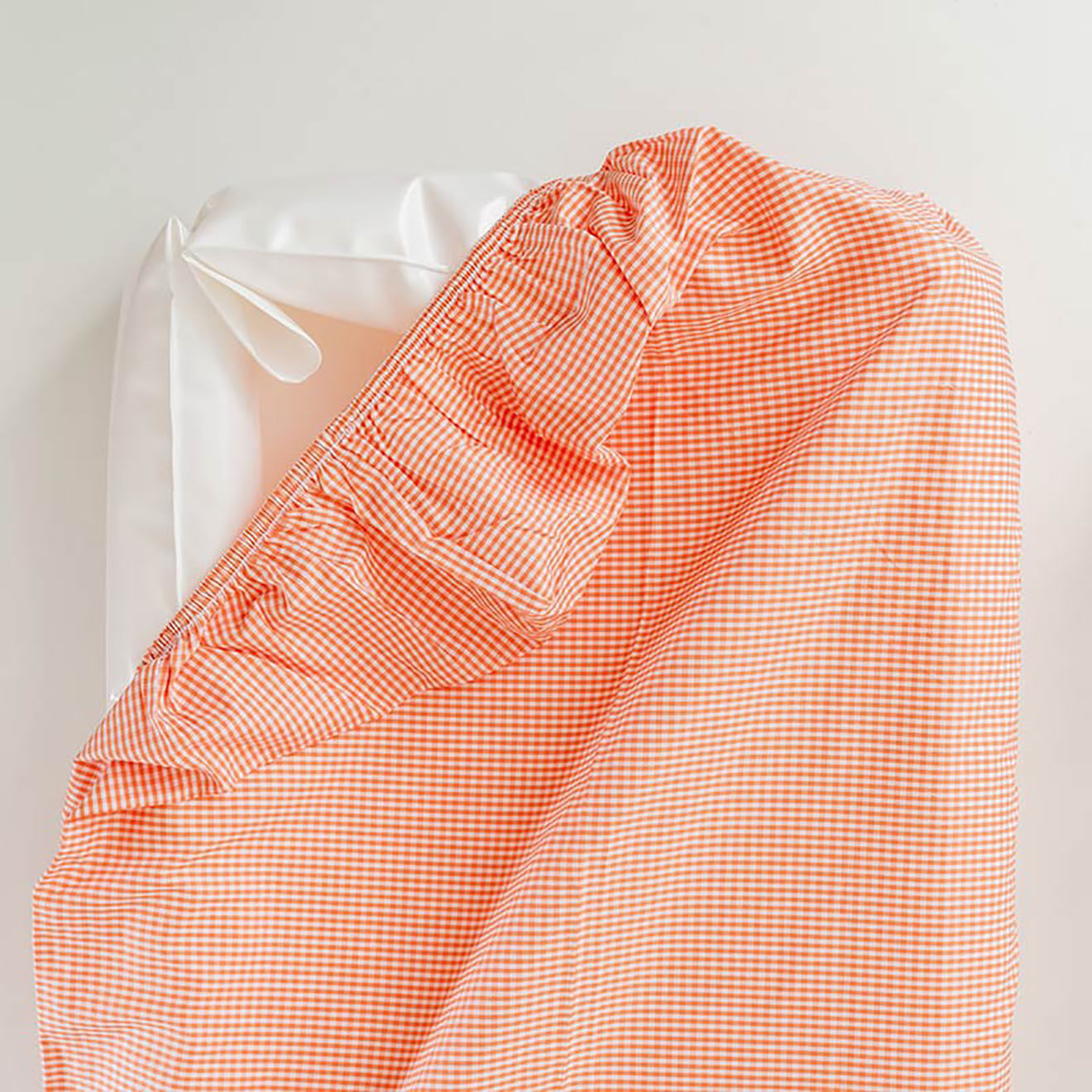 Papate Housse de Matelas à Langer en Coton Bio vichy - 50x70 cm