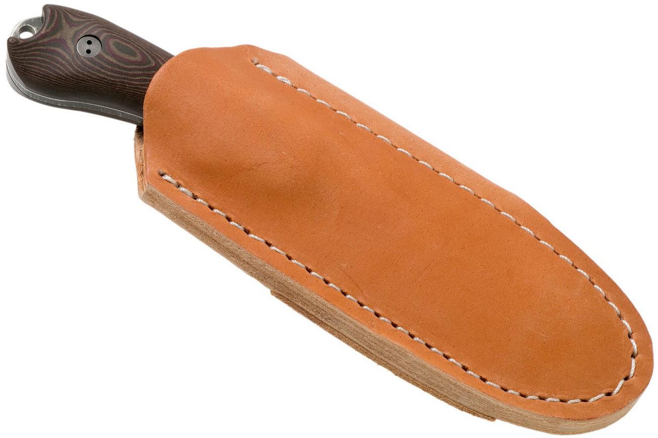Bradford Guardian 3, 3D Brown-Red Richlite, M390 False Edge Nimbus Knivesandtools Exclusive