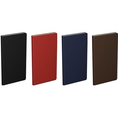 Agenda Classique à l'italienne - 1 semaine sur 2 pages - 9 x 17 cm - disponible dans différentes couleurs - Lecas