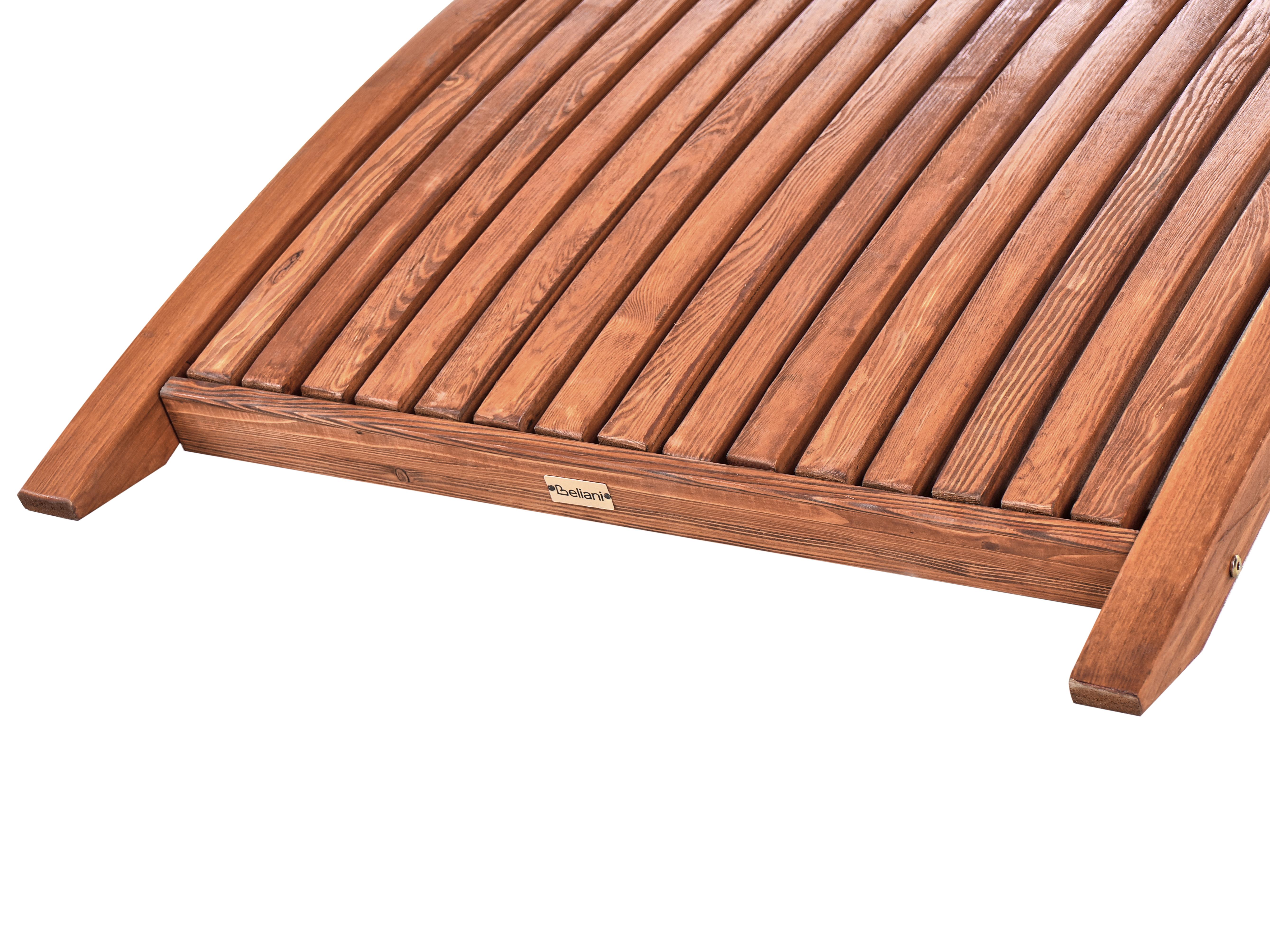 Ligstoel TANARO Larikshout Bruin