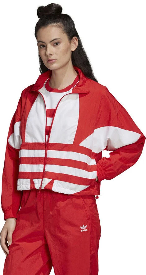 adidas Big Logo Track jakke Rød
