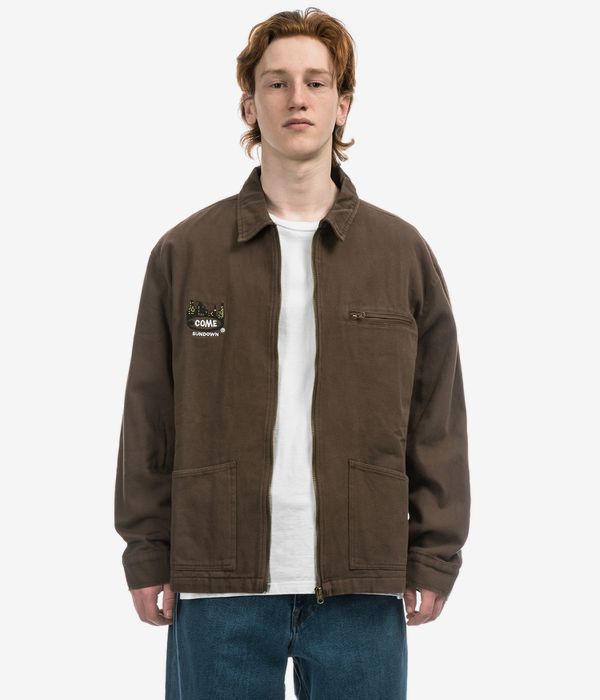 Come Sundown Toil Jacke (washed brown)