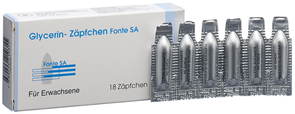 GLYCERINE Fonte Supp Erw 18 Stk
