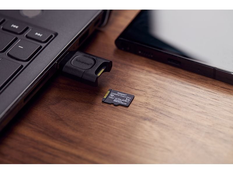 Kingston microSDXC-Karte Canvas Select Plus Gen3 1000 GB Robuste microSDXC-Karte für Full-HD-Aufnahmen
