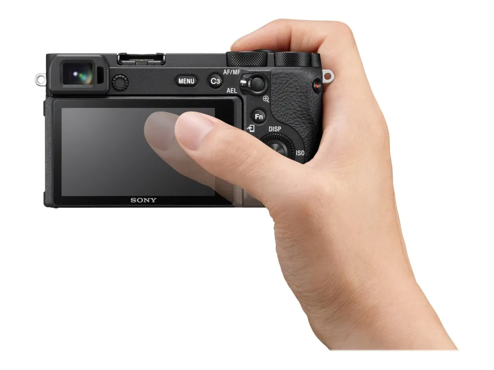 Sony a6600 ILCE-6600M - Digitalkamera - spejlløst - 24.2 MP - APS-C - 4K / 30 fps - 7.5x optisk zoom E 18-135 mm OSS-objektiv - Wi-Fi, NFC, Bluetooth - sort