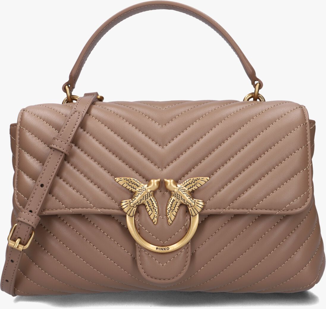 taupe pinko schoudertas love lady puff