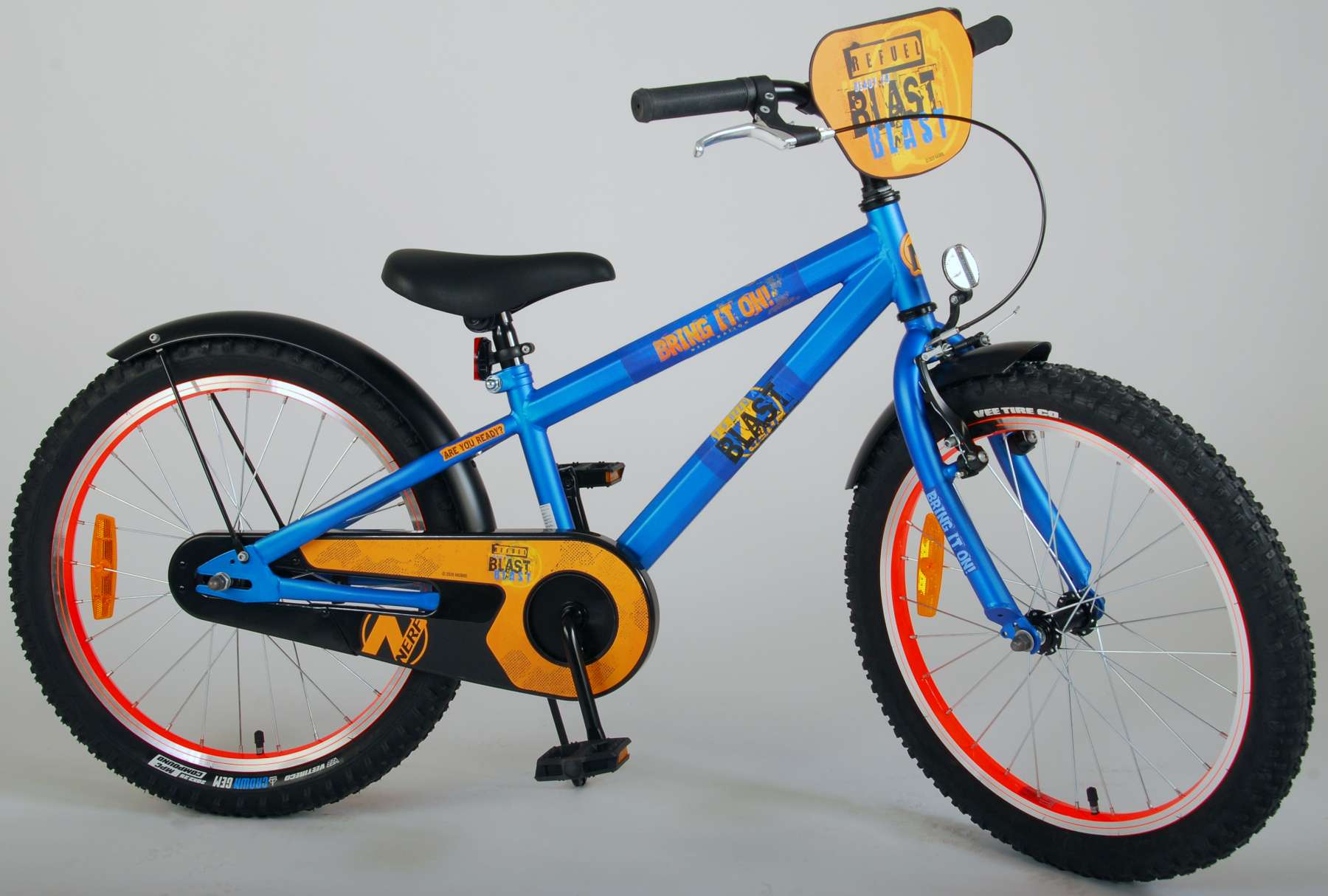 TPFSports NERF Kinderfahrrad - Jungen - 20 Zoll - Rücktritt + Handbremse - Satinblau