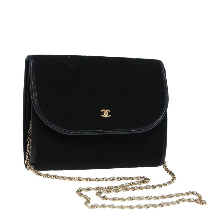 Chanel Vintage Chanel Crossbody Bag Black