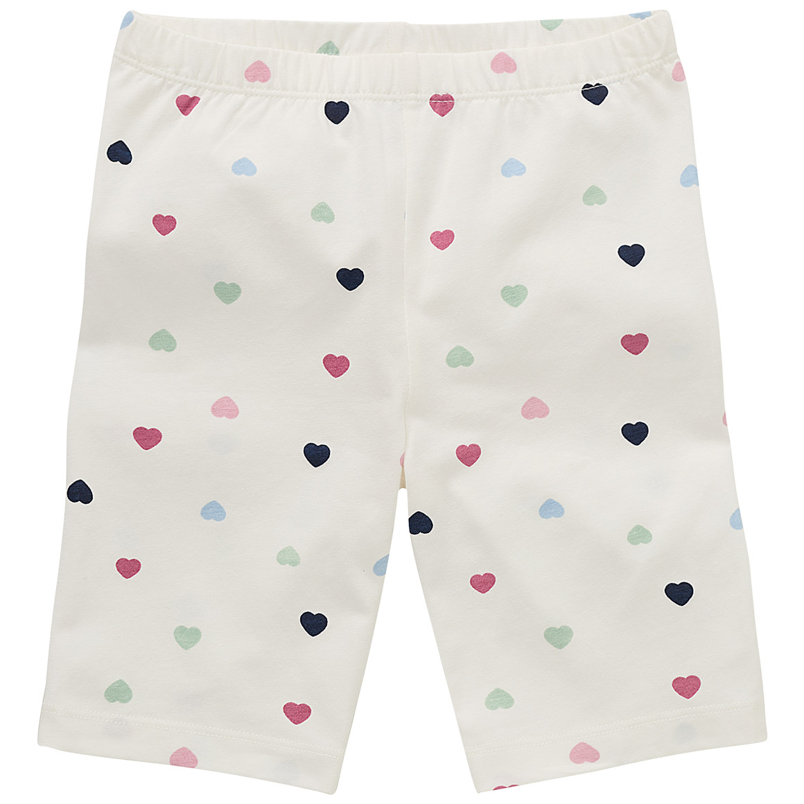 Topolino Mädchen Radler mit Herz-Allover weiss