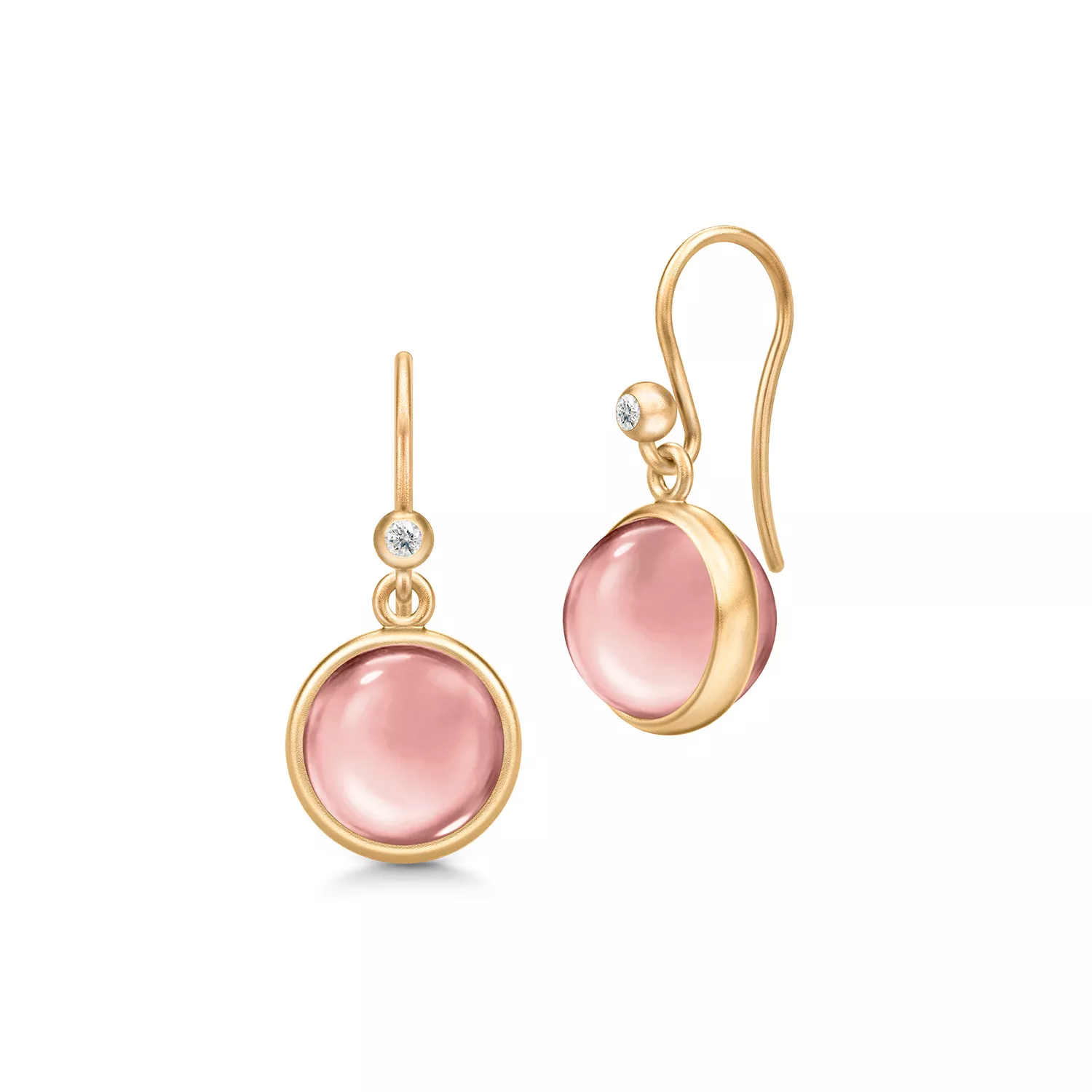 Julie Sandlau Prime Dusty Rose Øreringe 22 kt. Forgyldt Sølv HKS181GDDSROCRCZ
