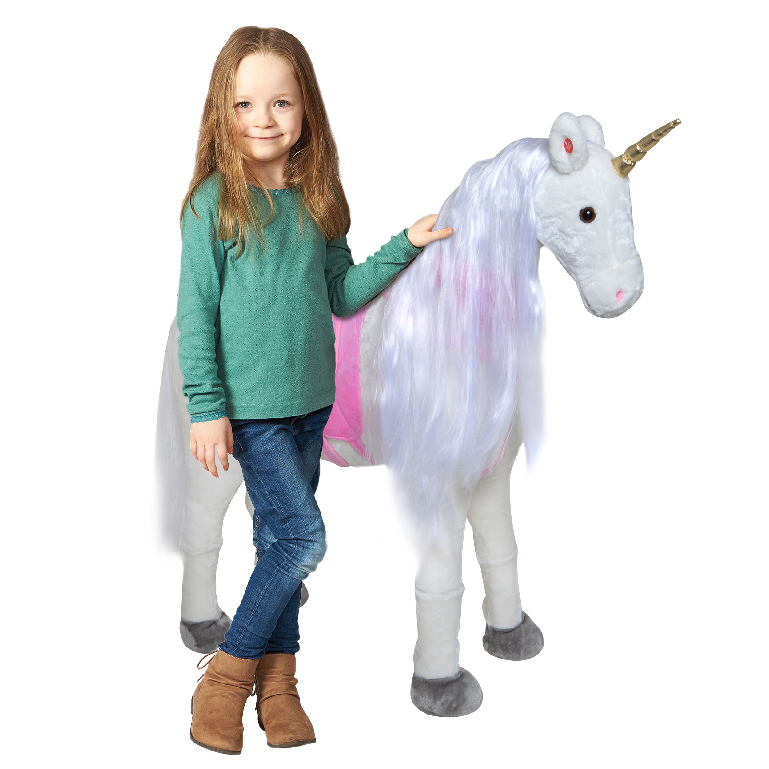 Pink Papaya Stehpferd für Kinder zum Reiten Lissy 105 cm
