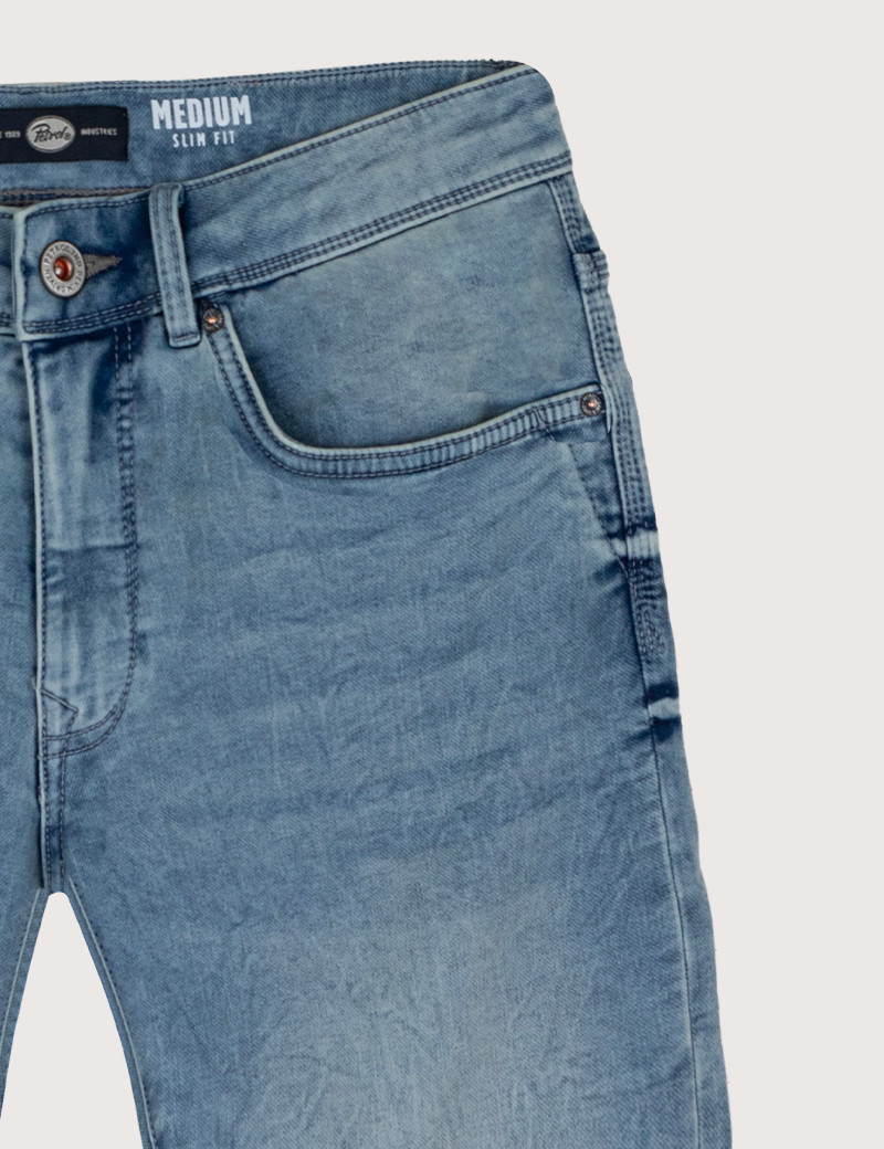 PETROL IND SHORT EN JEAN HOMME JACKSON DÉLAVÉ