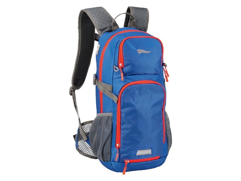 CRIVIT® -rugzak, 16 l volume, voor fietsen, met fluitje, inclusief helmnet