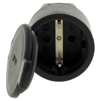 Handson contrastekker rubber zwart